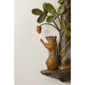 Animal Motifs Accented Strawberry Framed Mirror 27