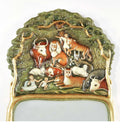 Hand Painted Peaceable Kingdom Plain Mirror 22