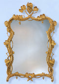 Hand-Laid Antique Finished Grape Vines Mirror 37.5