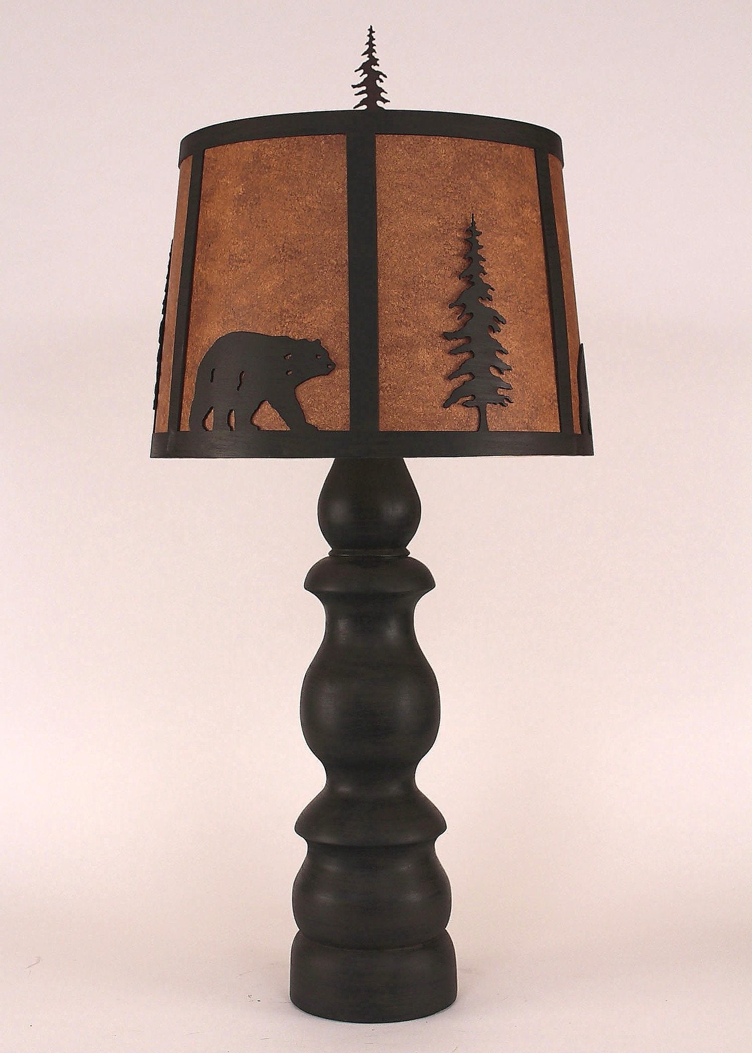 "B" Pot Base Animal Theme Table Lamp