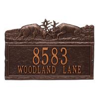 Dueling Bucks Address Plaque