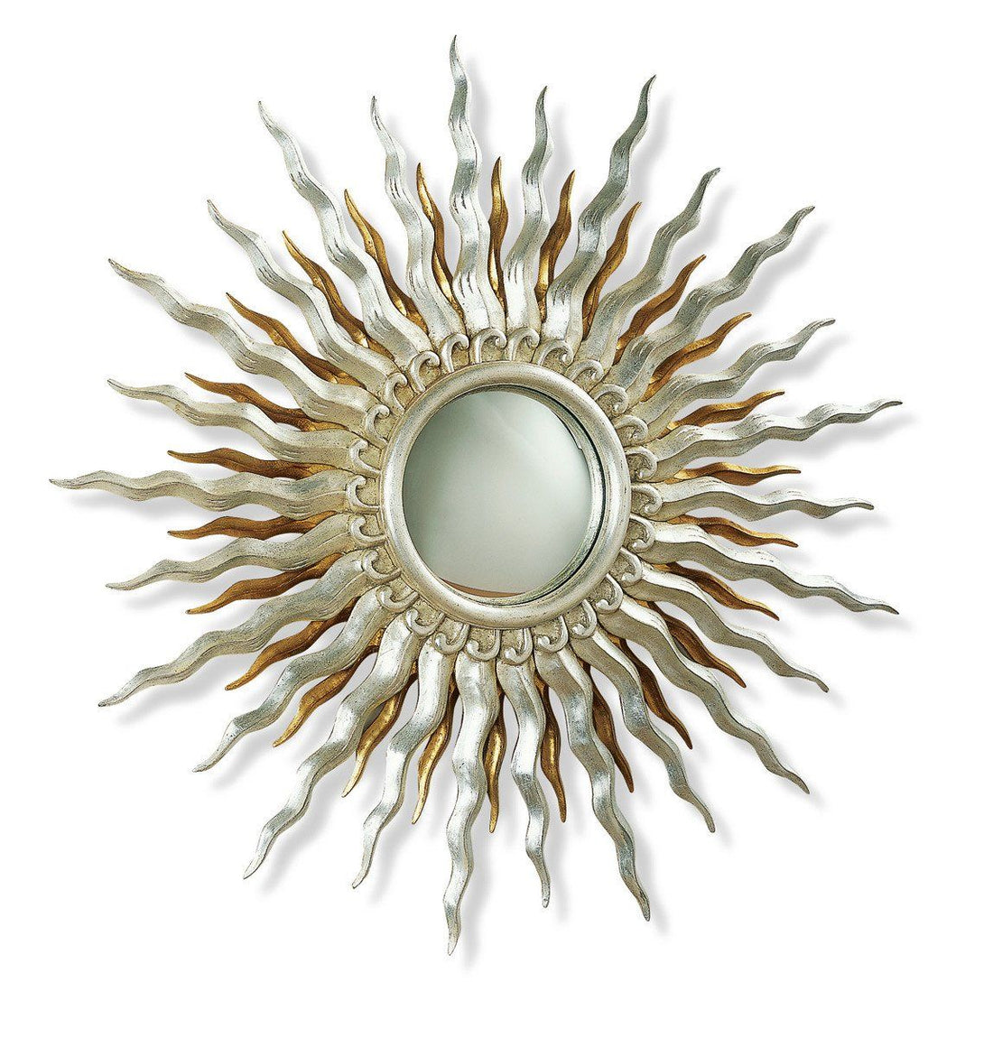 Sol Double Sunburst Convex Accent Mirror 28" Diameter